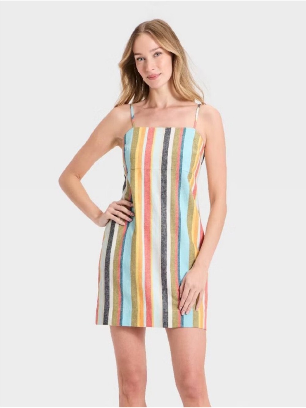 A New Day Linen-Blend Dress